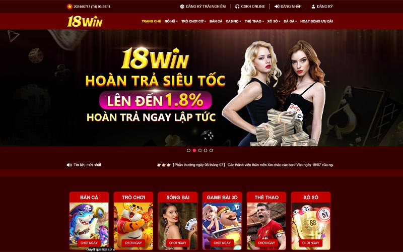 18win lừa đảo